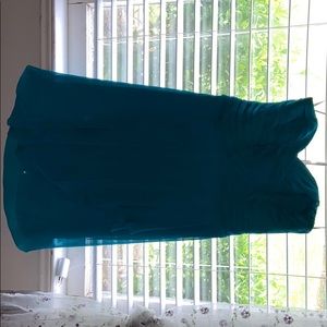 David Bridal Blue Dress